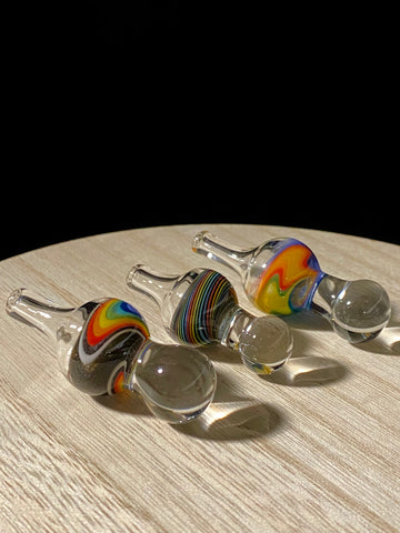 Nicholas Schwenska Rainbow Linework Caps