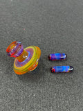 BorOregon Glass Full Color Slurper Cap w/ Pillar